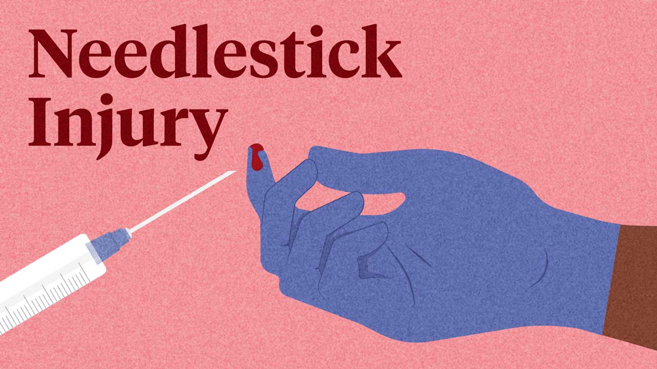 needle stick injury