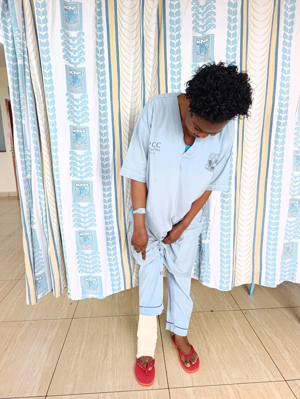 On August 25th, 2025, she successfully underwent lower right limb lymphoedema surgery at KNH & KPCC (Kenyatta National Hospital Prime Care Centre)